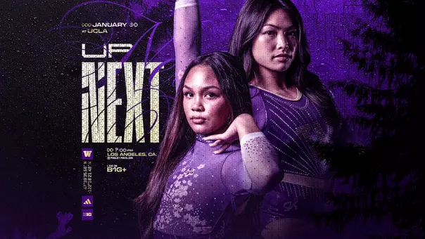 Washington Gymnastics vs UCLA on Friday Night at 7:00 p.m.