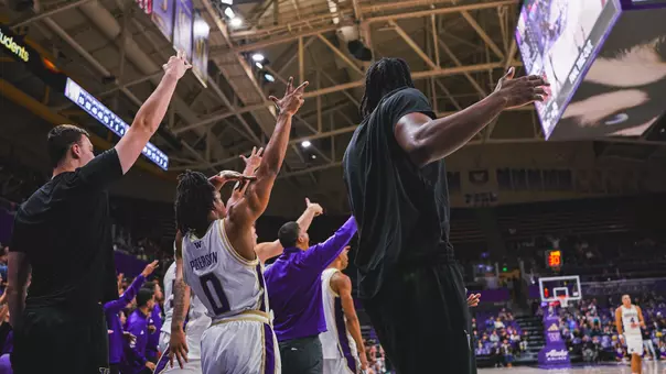 Generic bench celebration shot