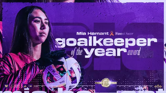 Big Ten Mia Hamant Women's Soccer Goalkeeper of the Year Award Graphic