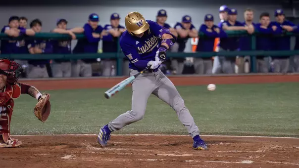 Ian Draper earns his first career hit against Boston College in Ponce, Puerto Rico.
