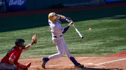 Ethan Swidler hits a home run against Houston in the Puerto Rico Baseball Challenge