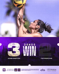 BVB: Huskies Win vs Pepperdine