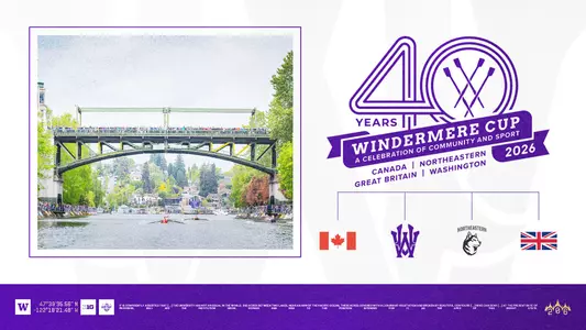 2026 Windermere Cup Announcement UW to take on Northeastern, Canada and Great Britain