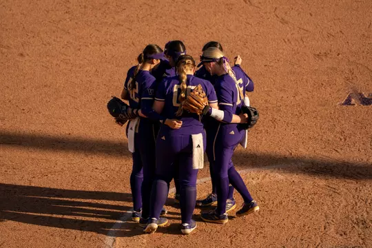 UW softball vs Wisconsin on April 5, 2025 in Seattle, Washington. Photo by David Ryder