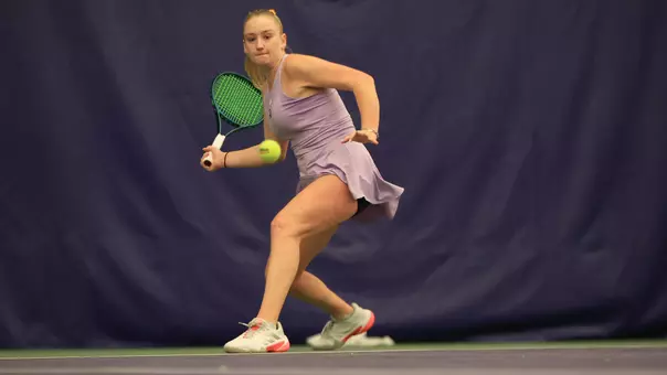 Reece Carter prepares to hit the ball