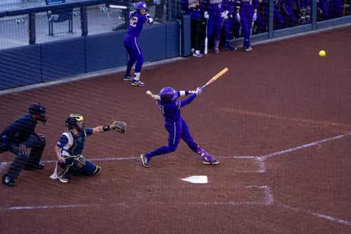 UW softball vs Michigan