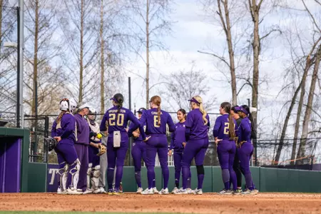 UW softball practice