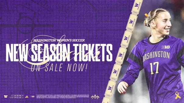 2026 Women's Soccer Season Tickets On Sale Graphic