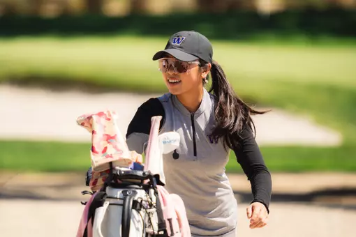 Carmen Lim at Big Ten Championships