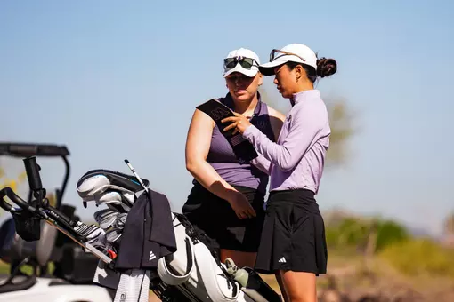 Mads Smith and Michelle Duan at ASU Invitational