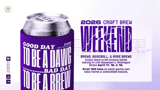 2026 UW baseball Craft Brew Weekend - April 17, 18, 19