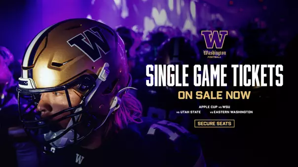 single-game tickets on sale for first three games of 2026 UW football season