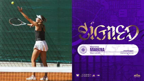 Marina Markina signed graphic for women's tennis
