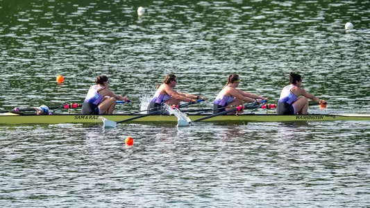 UW women's rowing varsity four at 2026 NCAA Rowing Championships
