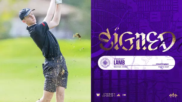 Washington men's golf signs Walker Lamb