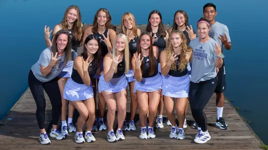 Washington women's tennis 2025-26 team photo