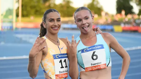 Julia David-Smith and Chloe Foerster in Dublin, Ireland