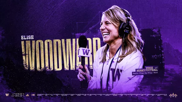 Elise Woodward named voice of Husky football