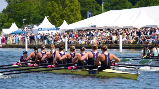 Washington's women's eight crew racing at Henley Royal Regatta on July 3, 2026