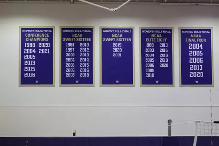 Harshman Court - Volleyball banners
