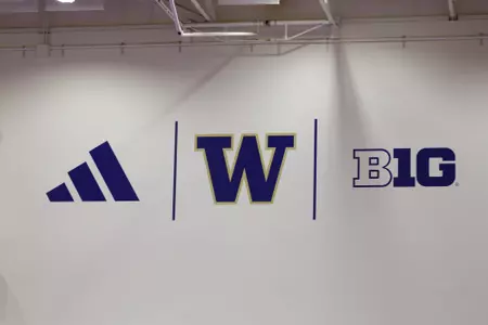 adidas, UW and B1G logos