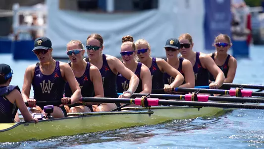 A UW women's rowing eight competes at Henley 2026