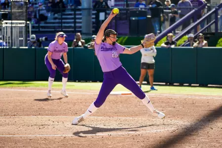 UW softball vs UCLA on April 25, 2026 in Seattle, Washington. Photo by David Ryder
