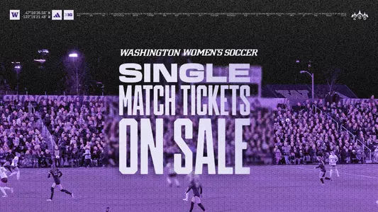 2026 Women's Soccer Single Match Tickets Graphic