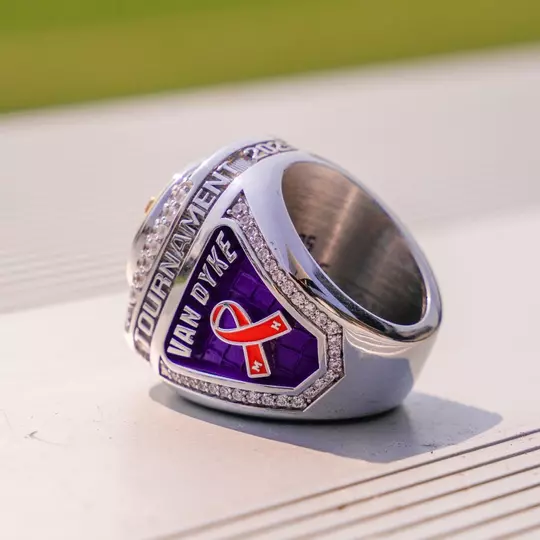 UW women's soccer B1G championship ring