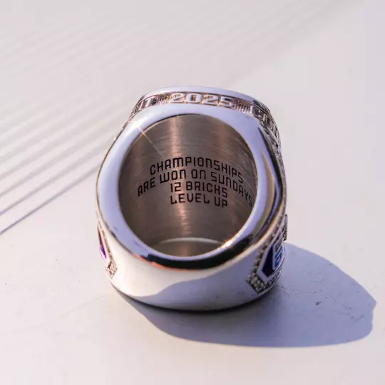 UW women's soccer B1G championship ring