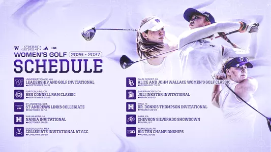 WGOLF 2026-27 schedule graphic