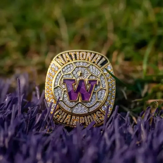 UW men's soccer national championship ring