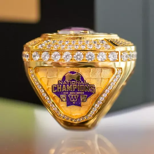 UW men's soccer national championship ring