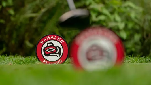Sahalee Players Championship tee boxes stock photo