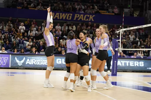 UW volleyball vs WSU