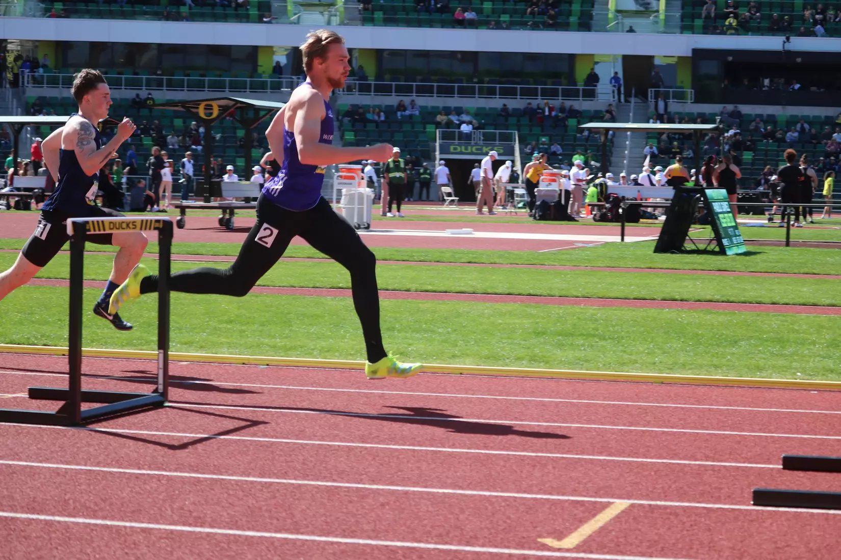 Caleb Whitney Hurdles at Hayward