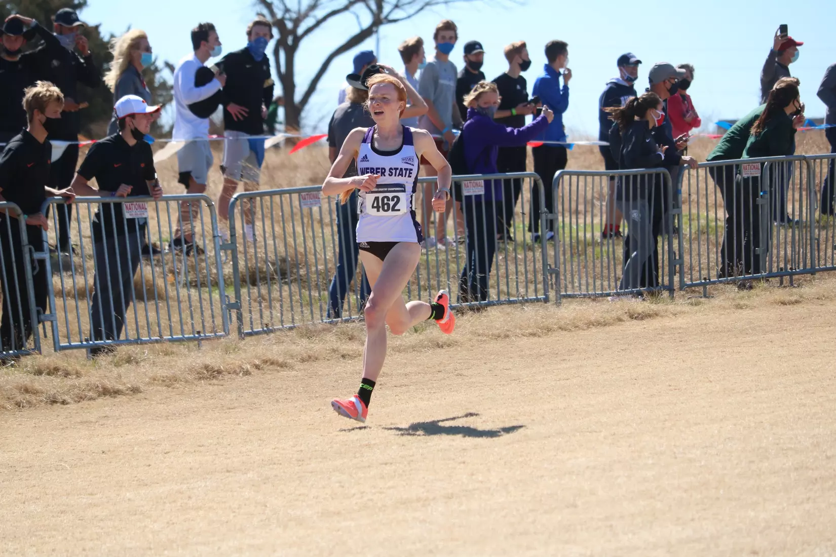 Summer Allen runs in the 2020 NCAA Cross Country Championships.