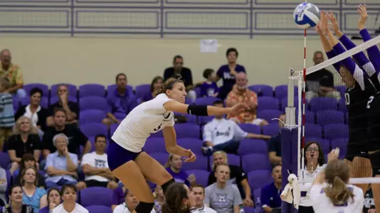 Wildcat volleyball drops five set match to HBU