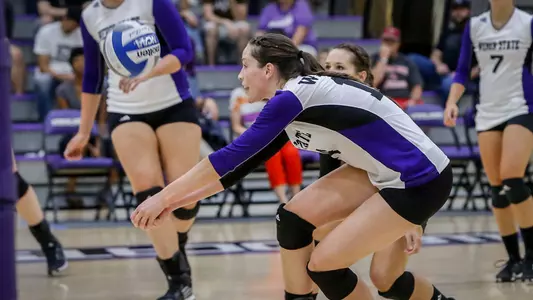 Wildcat volleyball drops two matches in Laramie
