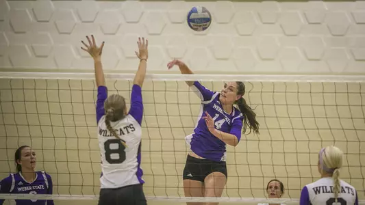 Purple victorious in annual Purple and White match