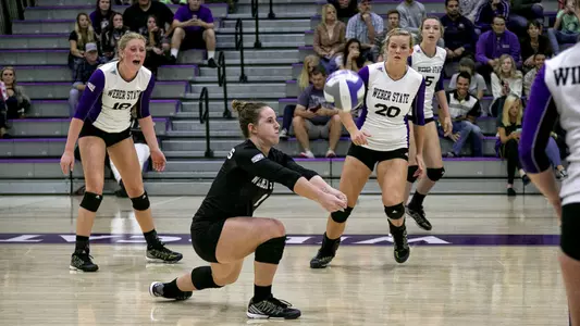 Weber State falls in three sets to NAU