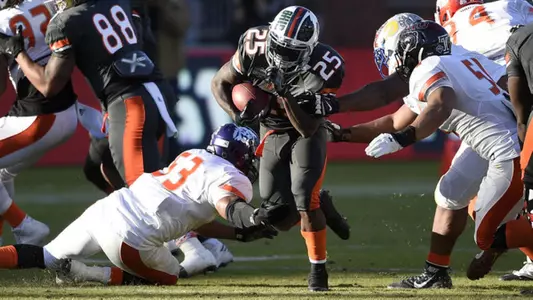 Tre'von Johnson performs well at NFLPA Bowl