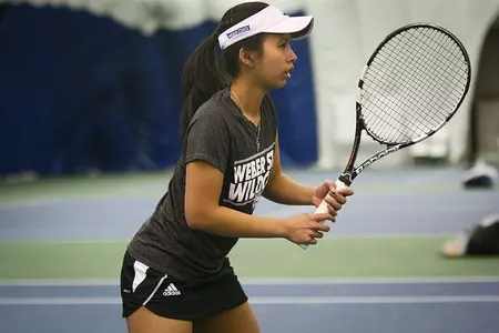 Weber State women's tennis split weekend