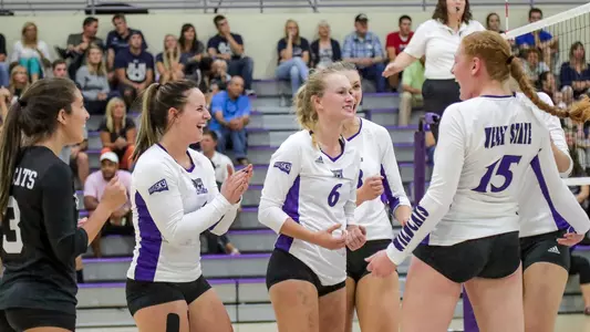 Weber State VB team