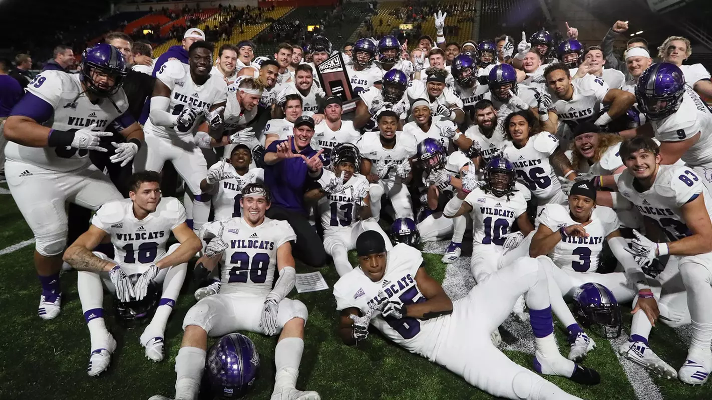2018 Big Sky Football celebration