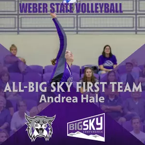 Andrea Hale First team all-conf