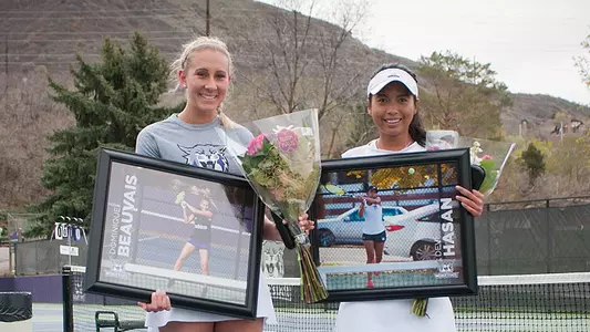 Devi and Dom senior day