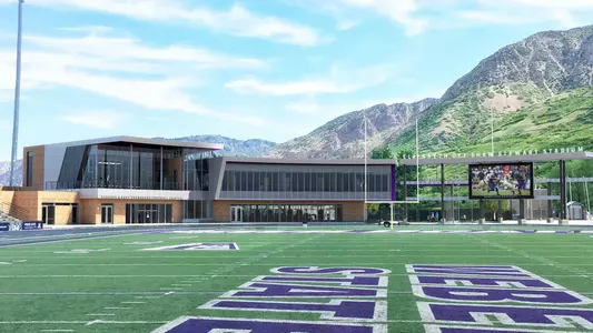 Stadium north end building 2018