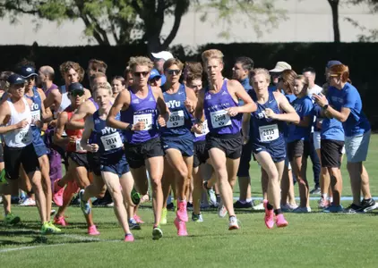 Men's cross country at the BYU Autumn Classic on Sept. 8