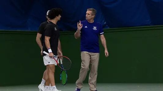Coach Brad Ferreira giving advice against BYU